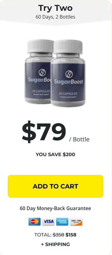 SugarBoost 2 Bottle Price